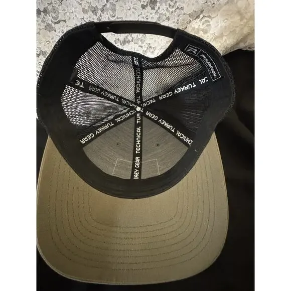 Richardson Hat Ol' Tom Technical Turkey Mesh Back Patch Olive/Black - Picture 6 of 8
